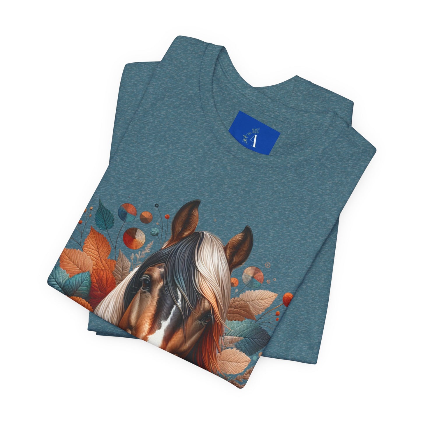 Horse Tee with Fall Autumn Colors