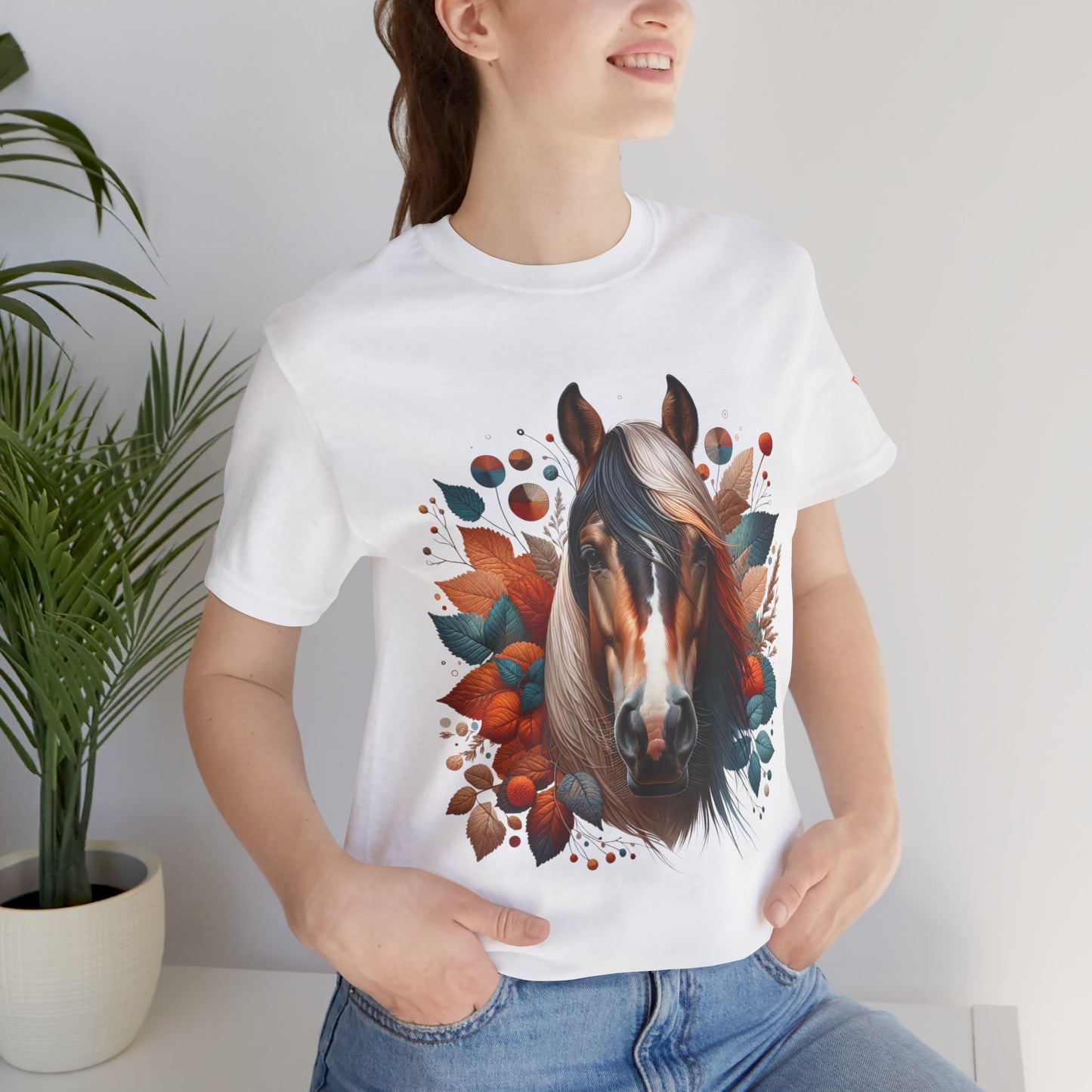 Horse Tee with Fall Autumn Colors