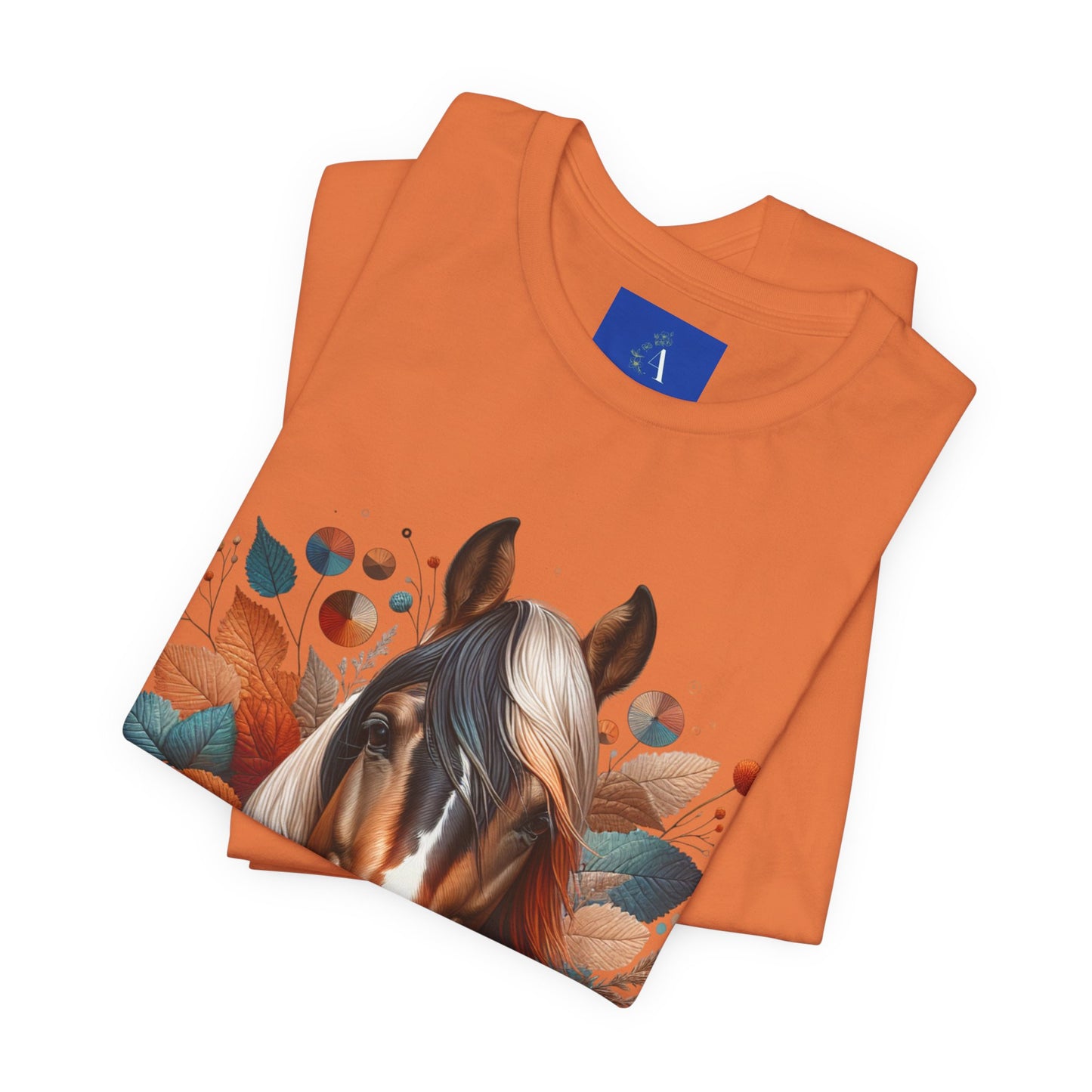 Horse Tee with Fall Autumn Colors
