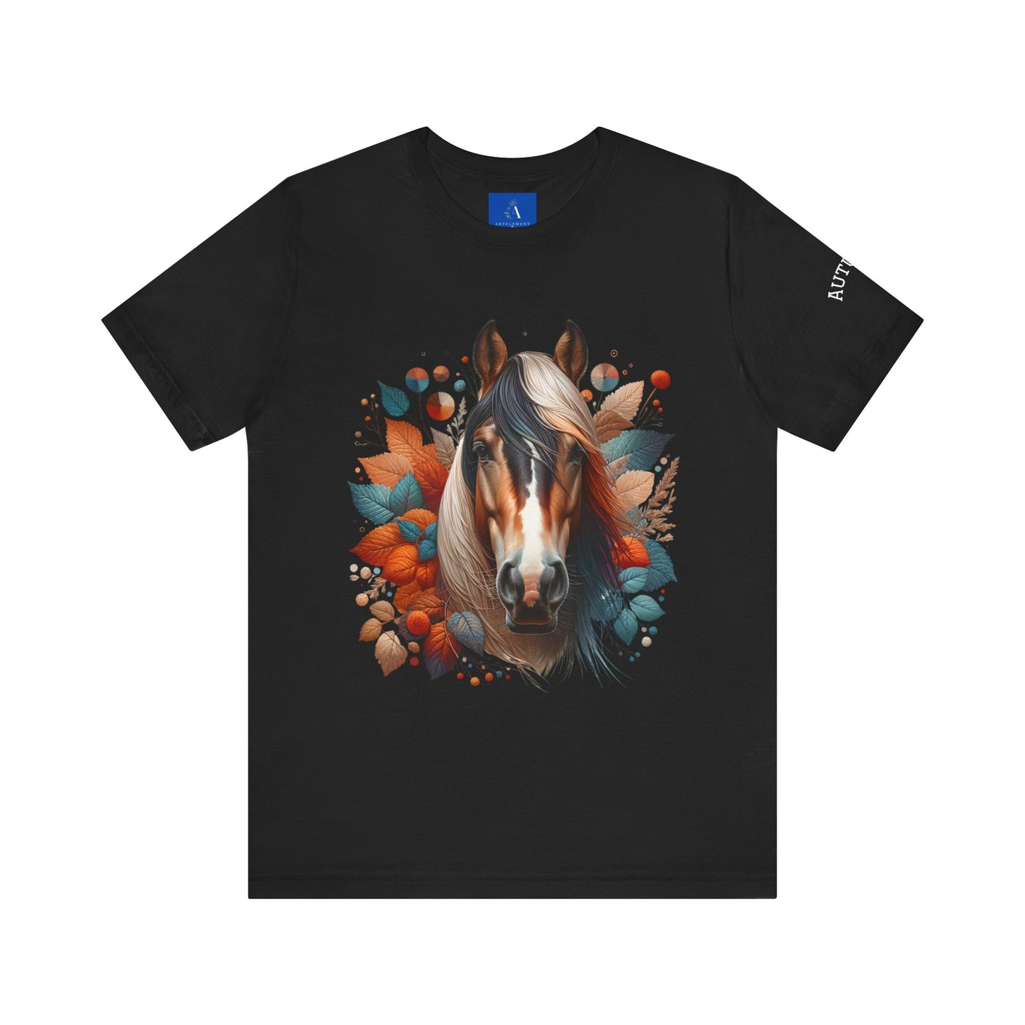 Horse Tee with Fall Autumn Colors