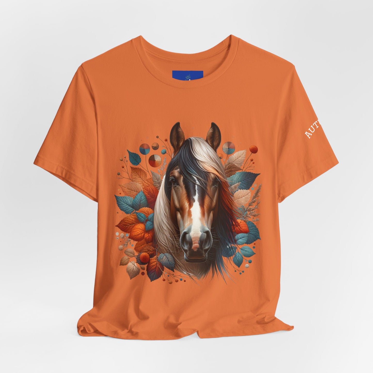 Horse Tee with Fall Autumn Colors