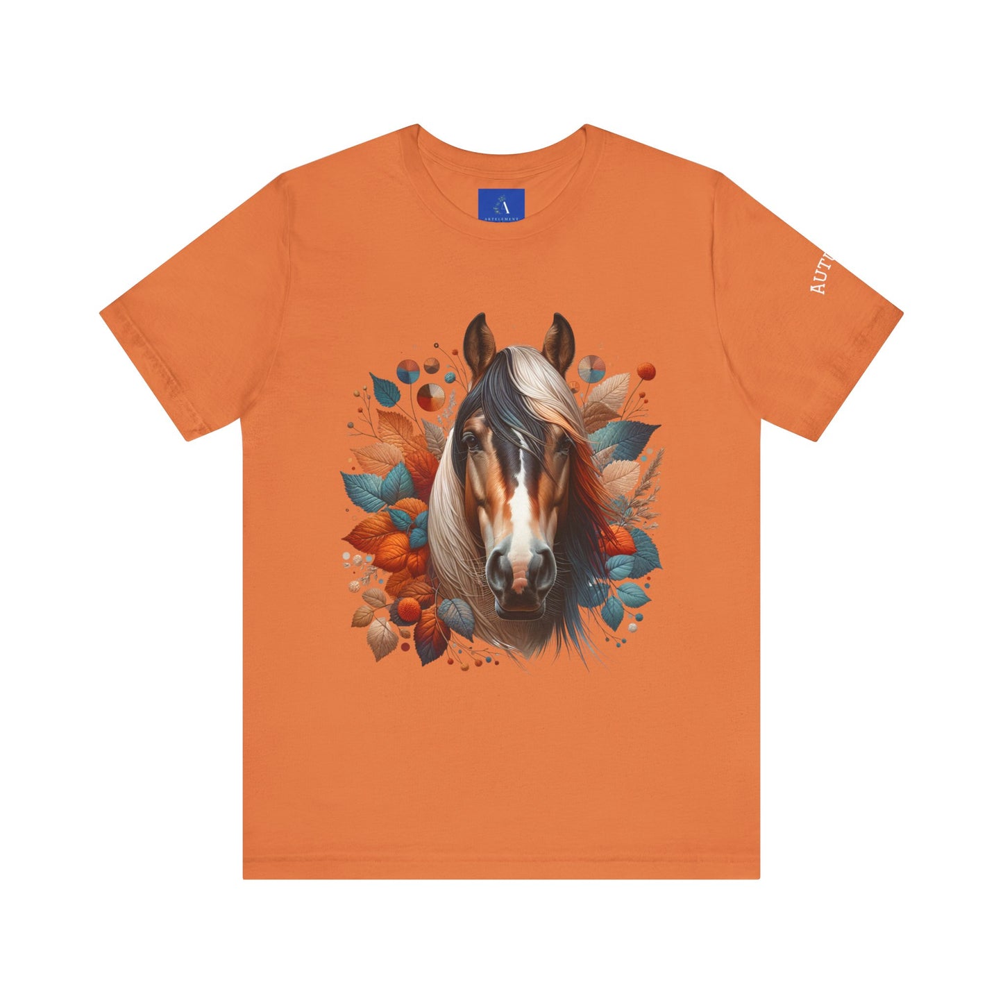 Horse Tee with Fall Autumn Colors