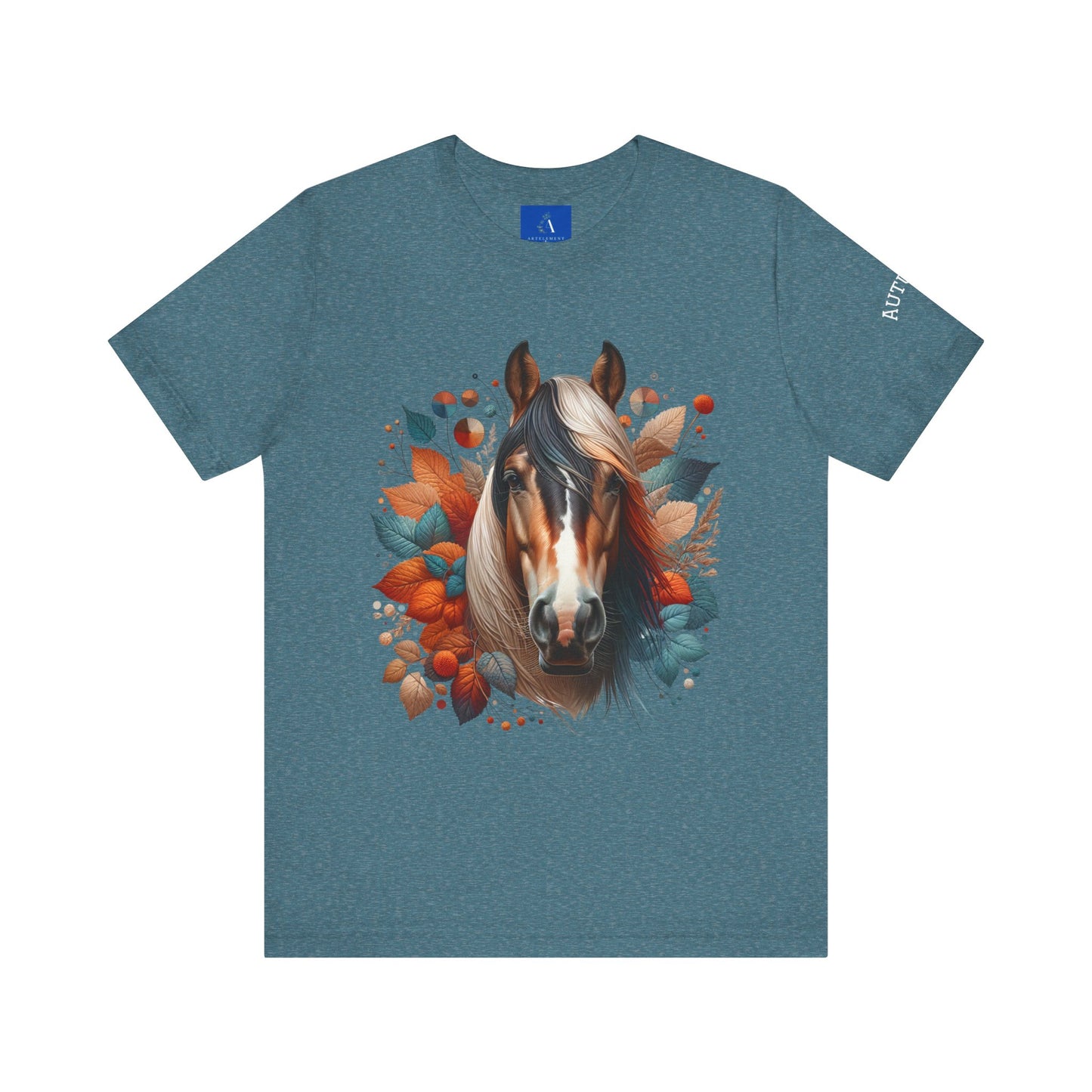 Horse Tee with Fall Autumn Colors