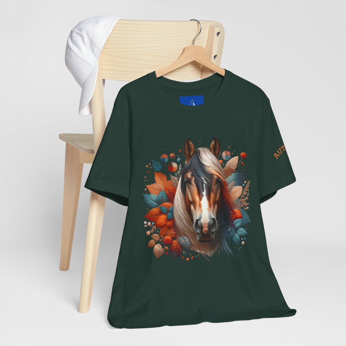 Horse Tee with Fall Autumn Colors