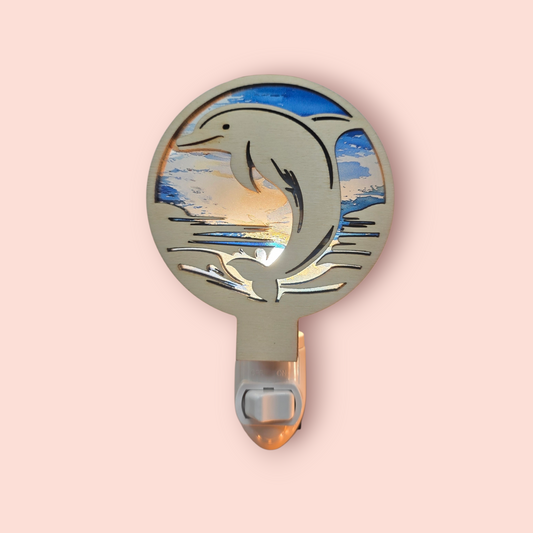 Dolphin LED Tropical Coastal Nightlight