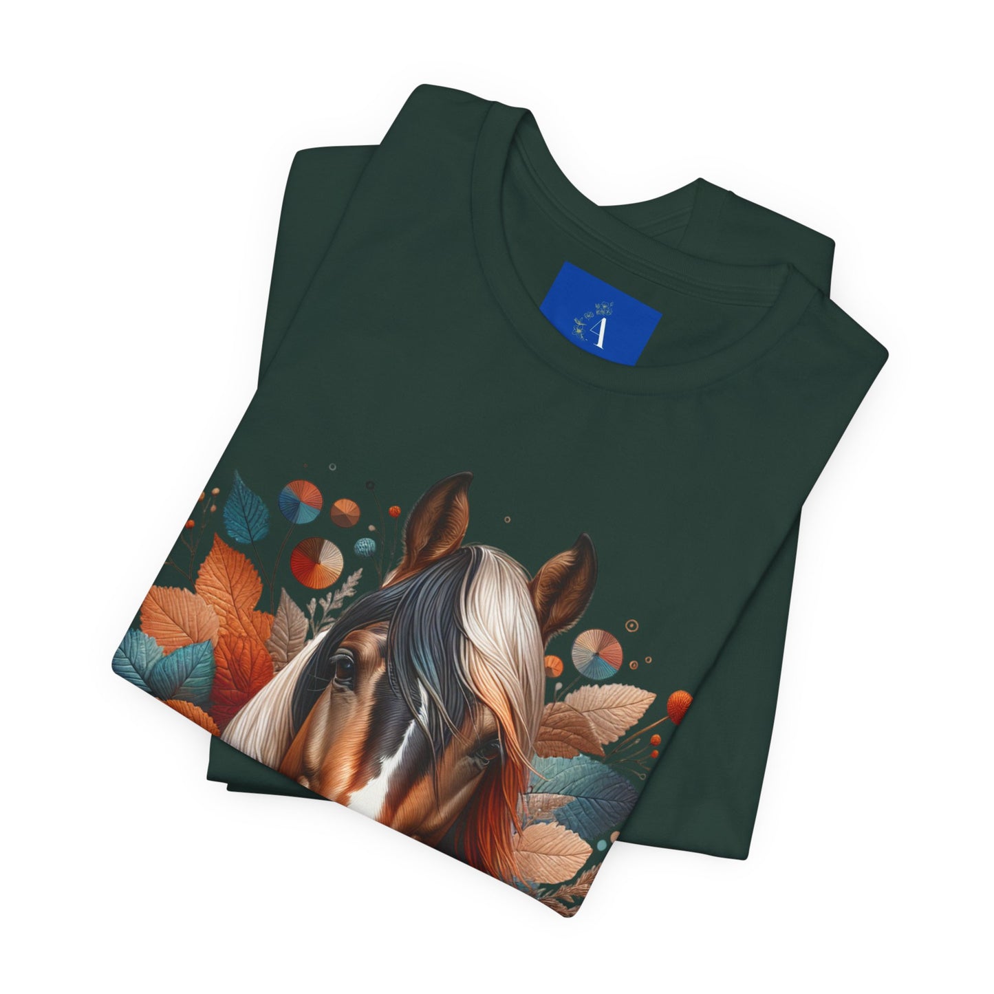 Horse Tee with Fall Autumn Colors