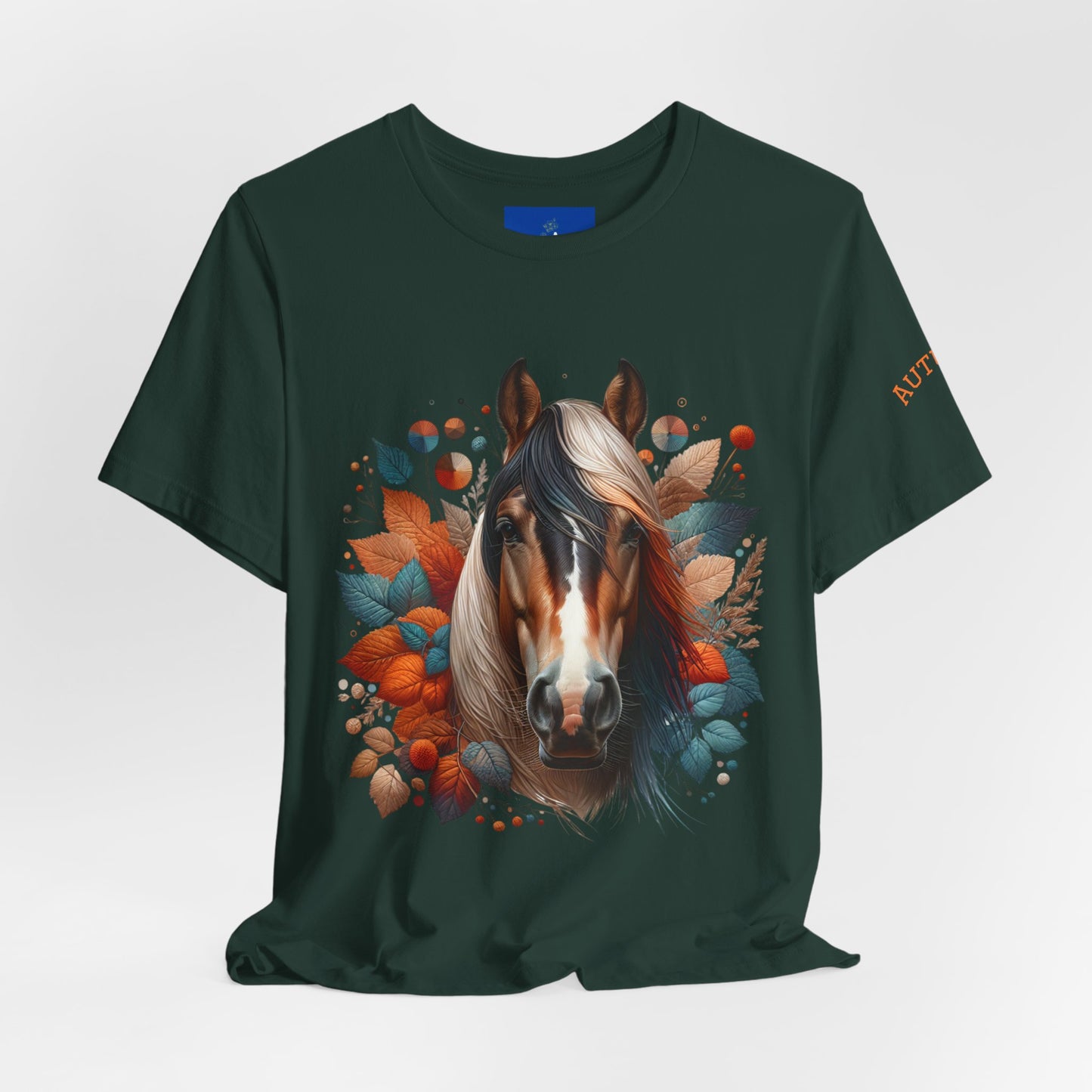 Horse Tee with Fall Autumn Colors