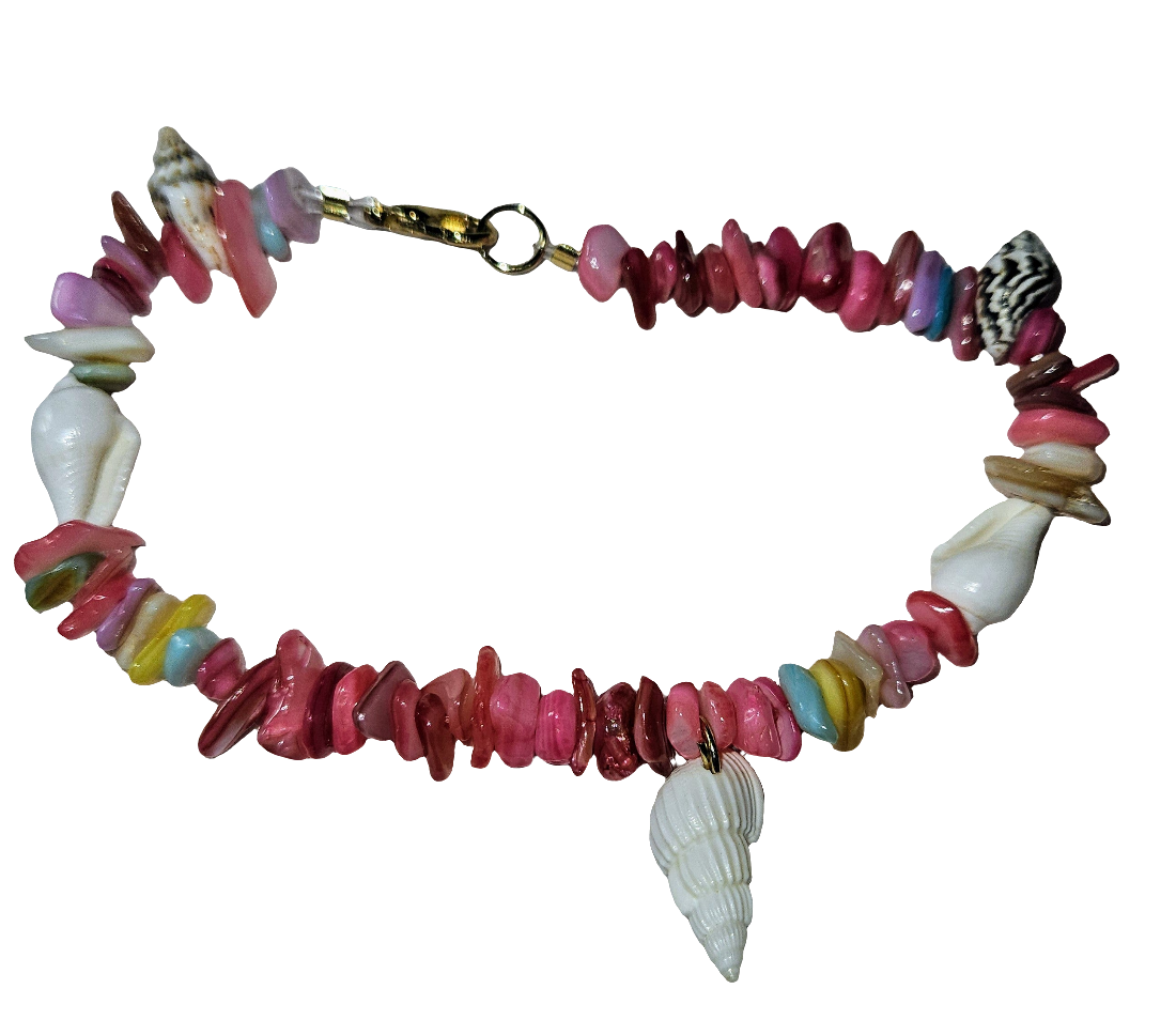 Coastal seaside shell bracelet