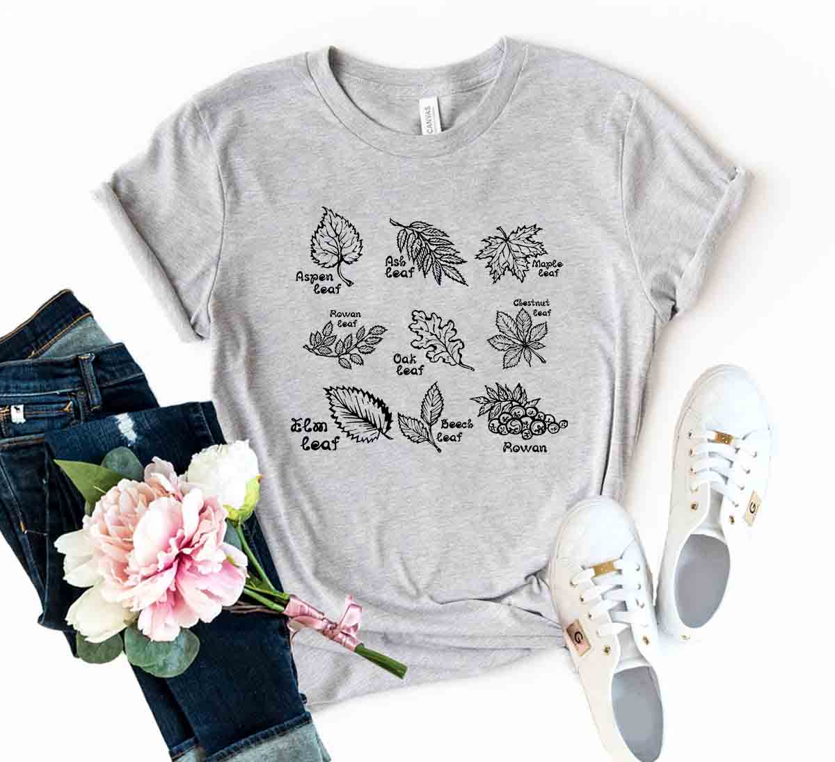 DT0313 Drawn Fall Leaves Shirt