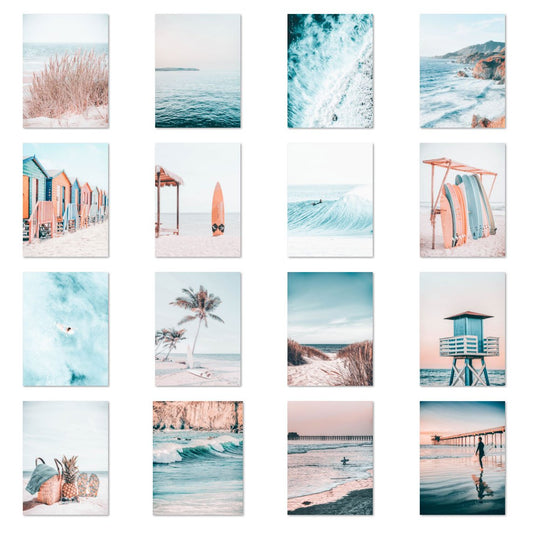 Beach Surf Wall Collage | 30 Pictures