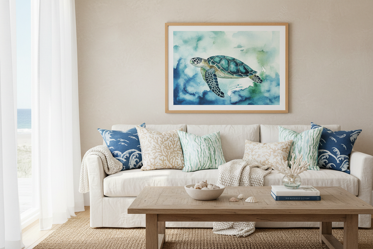 Ocean Decor Lifestyle Scene