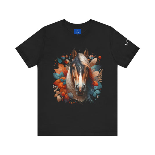 Horse Tee with Fall Autumn Colors