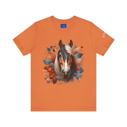 Horse Tee with Fall Autumn Colors