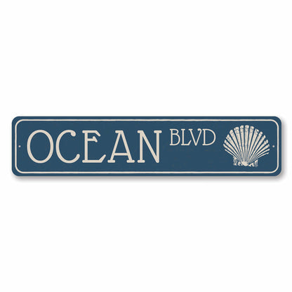 Ocean Blvd Sign