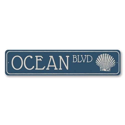 Ocean Blvd Sign