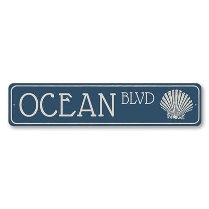 Ocean Blvd Sign