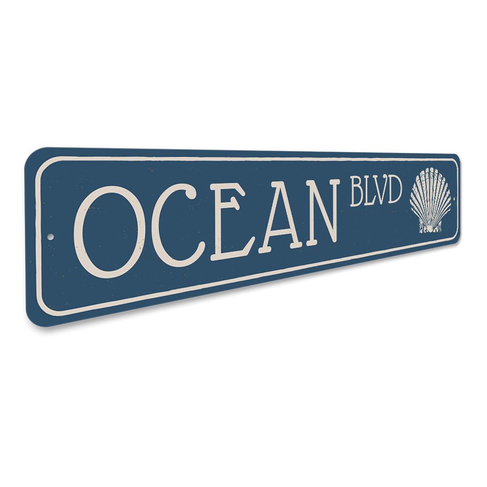 Ocean Blvd Sign