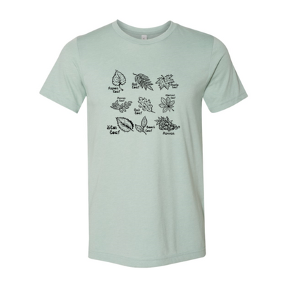 DT0313 Drawn Fall Leaves Shirt