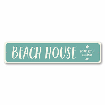 Coastal Beach House Sign