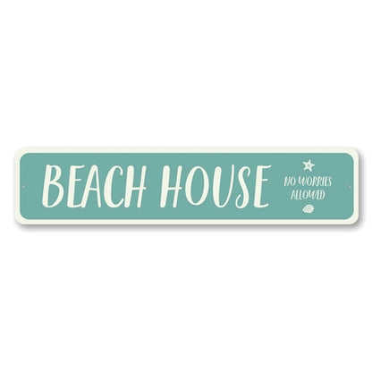 Coastal Beach House Sign