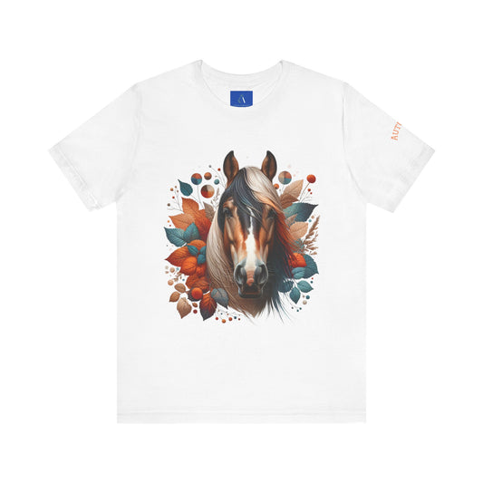 Horse Tee with Fall Autumn Colors