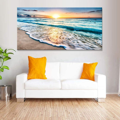Beach Canvas Wall Art Ocean Scene Multiple Sizes Gallery
