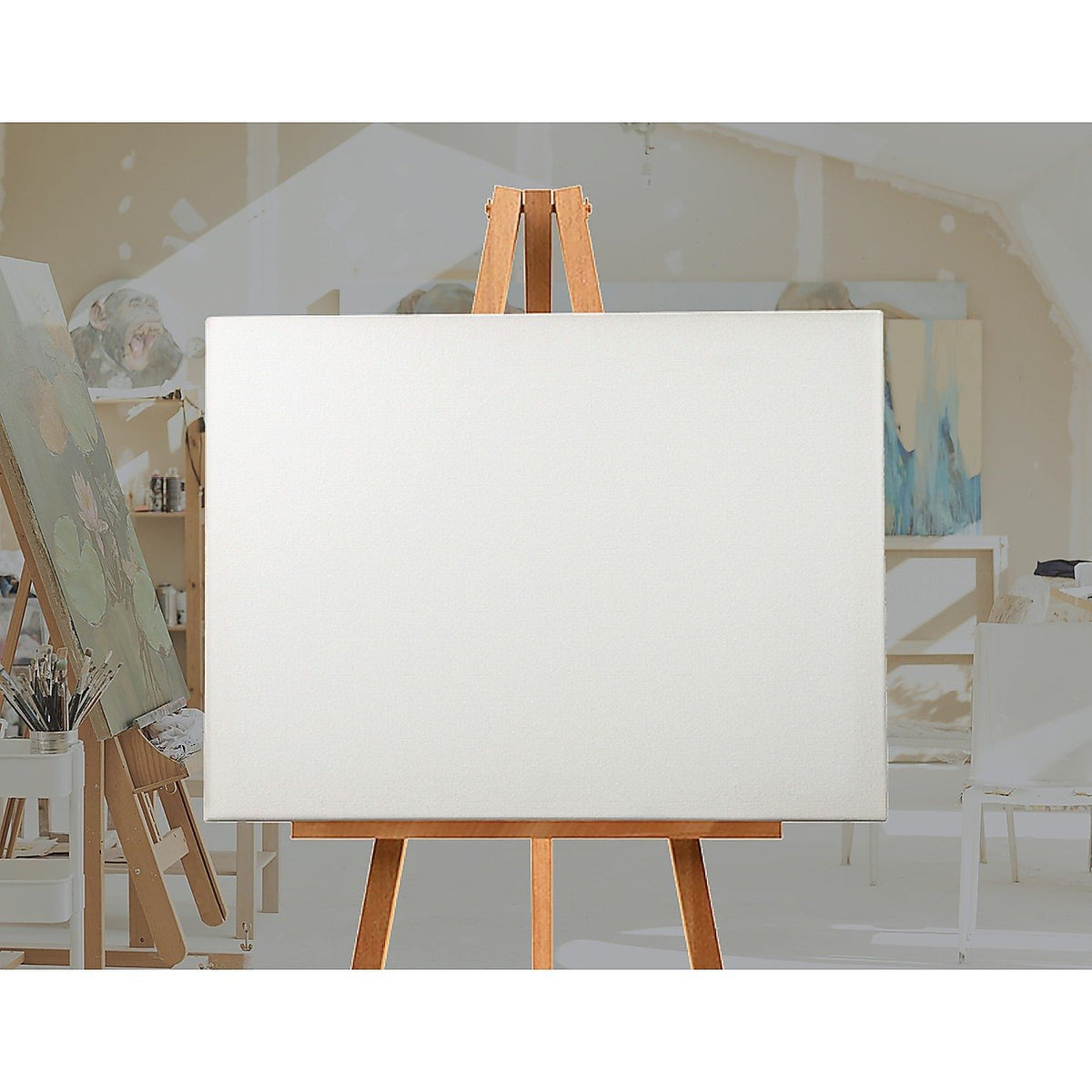 5 pack of 50x60cm Artist Blank Stretched Canvas Canvases Art Large - ArtElement 