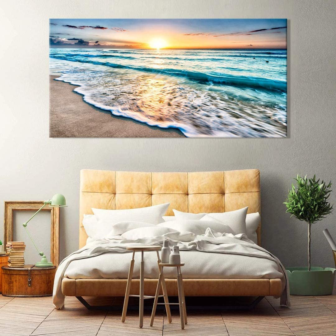 Beach Canvas Wall Art Ocean Scene Multiple Sizes Gallery