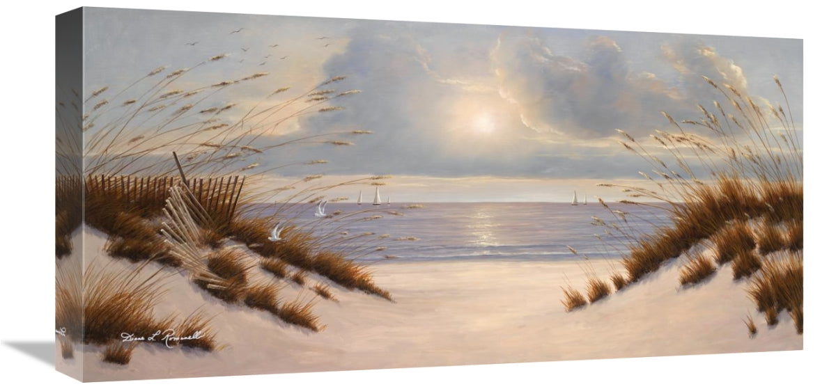 Global Gallery GCS-398731-1224-142 12 x 24 in. Coastal Dunes Art Print