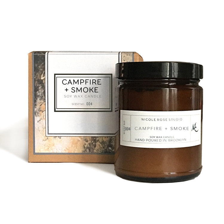 Campfire + Smoke Soy Wax Candle - ArtElement 