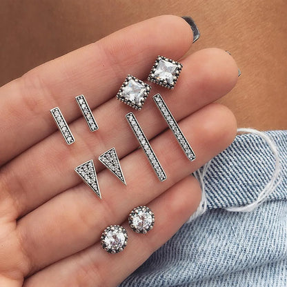 Bohemia Muschel Seestern baumelnde Ohrring-Set für Damen Sommer Strand Perle Muschel Tropfen Geometrische Ohrringe Mädchen Mode Schmuck