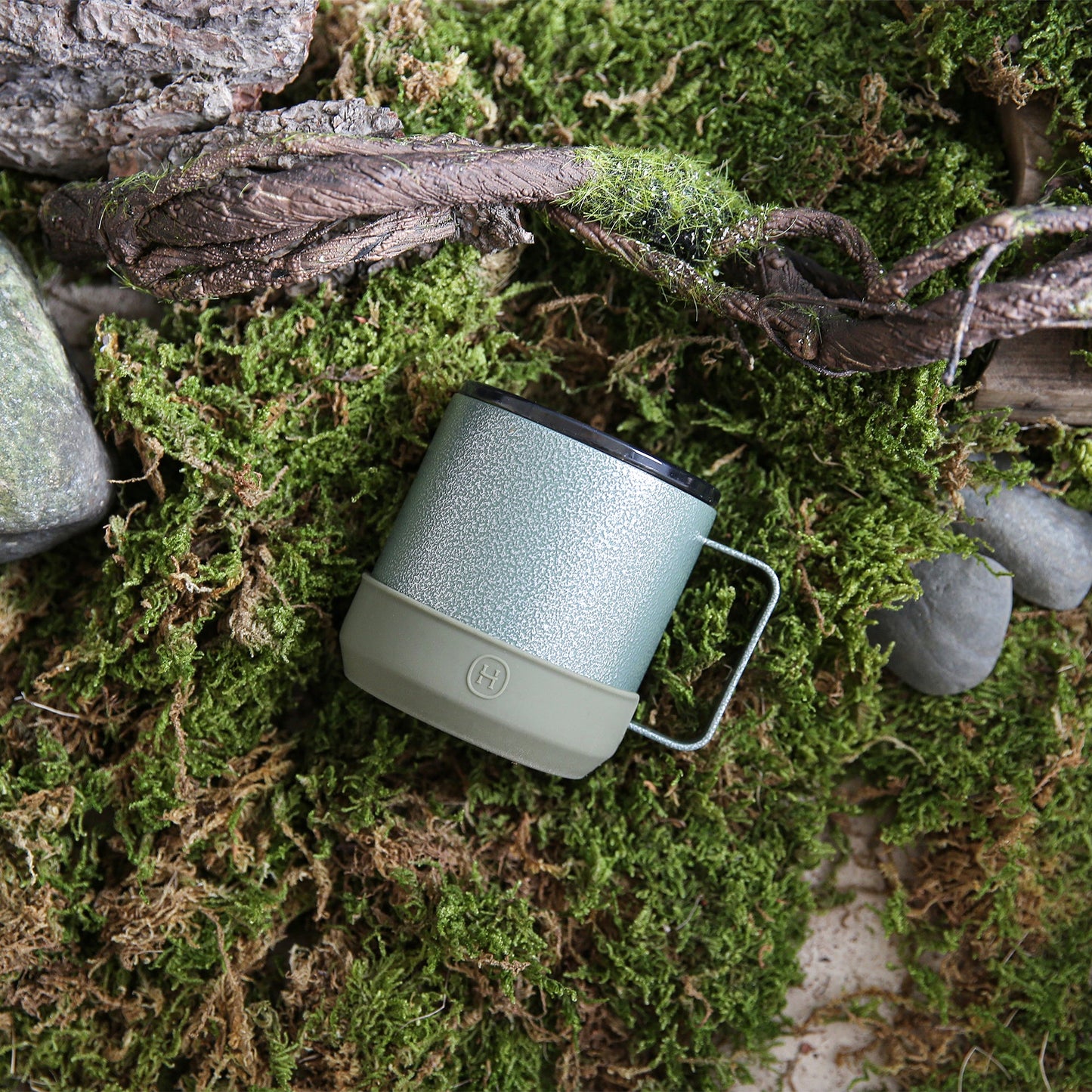 Grüne Camping-Tasse - Armeegrün 284 ml