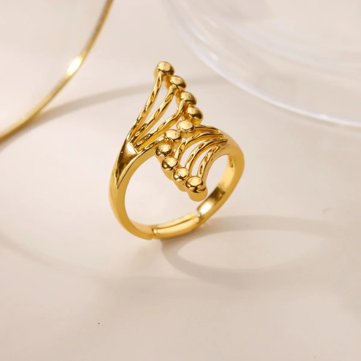 Ocean Starfish Shell Open Rings For Women Gold Color Stainless Steel Ring Summer Beach Aesthetic Waterproof Jewelry Gift