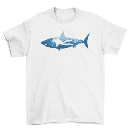 Scuba Diving Shark T-shirt