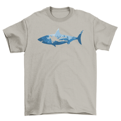 Scuba Diving Shark T-shirt
