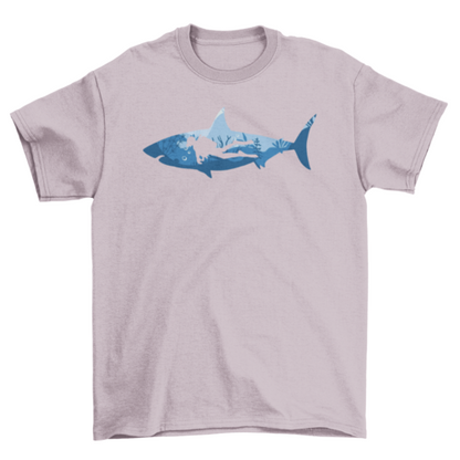 Scuba Diving Shark T-shirt