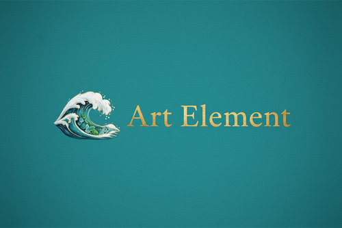 ArtElement Logo - Teal Background