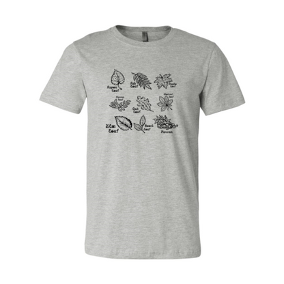 DT0313 Drawn Fall Leaves Shirt