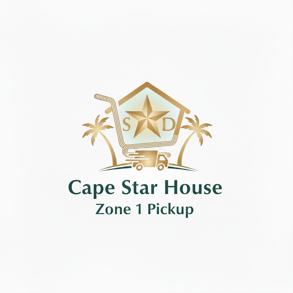 Cape Star House S&D – Curbside Pickup & Delivery (Zone 1: 5–10 miles)