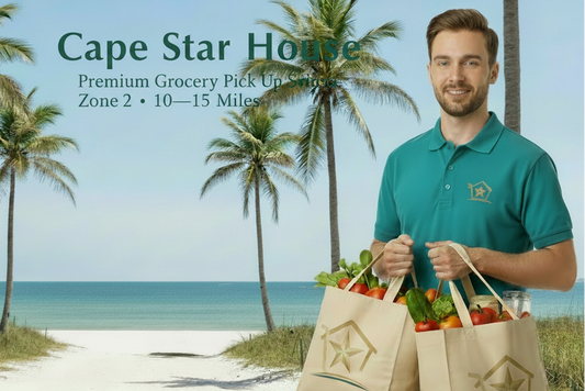 Cape Star House S&D – Curbside Pickup & Delivery (Zone 2: 10–15 miles)