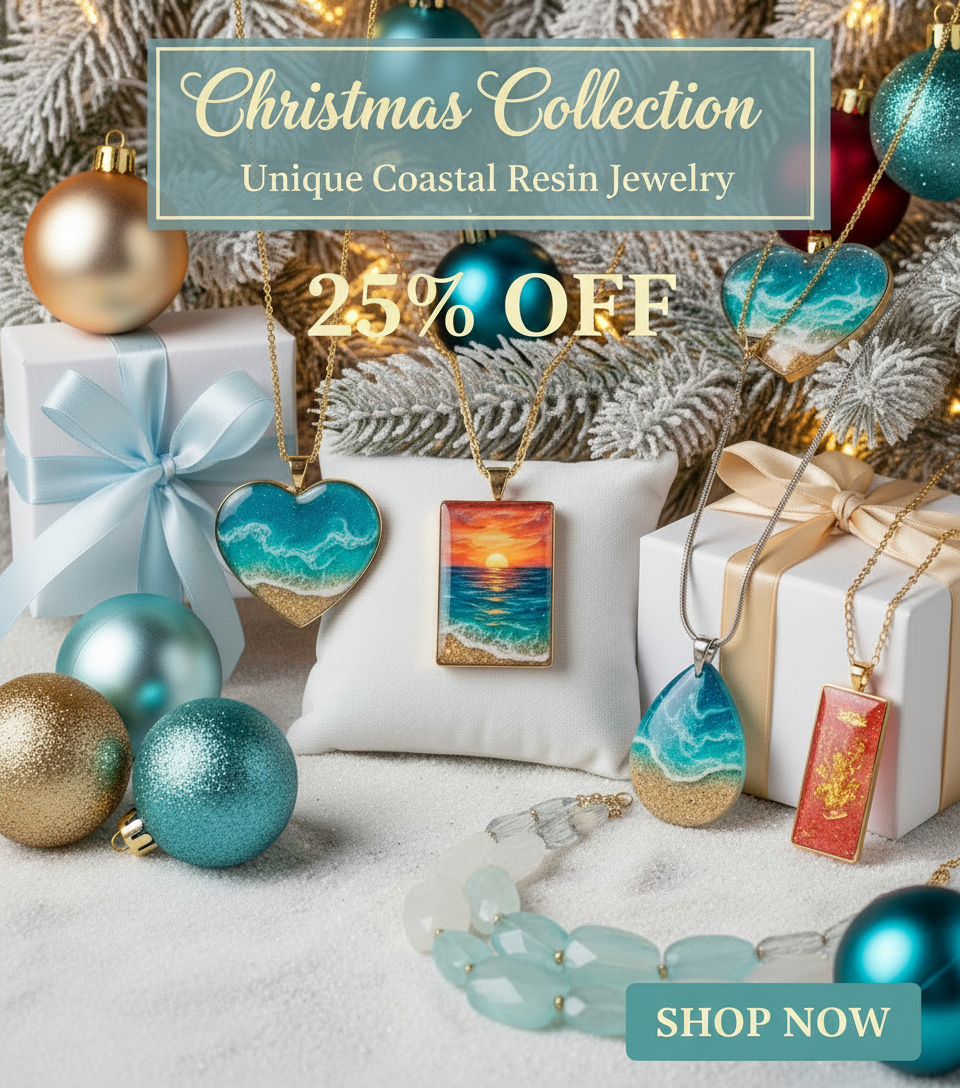 Christmas Collection 25% Off Banner with Shop Now Button