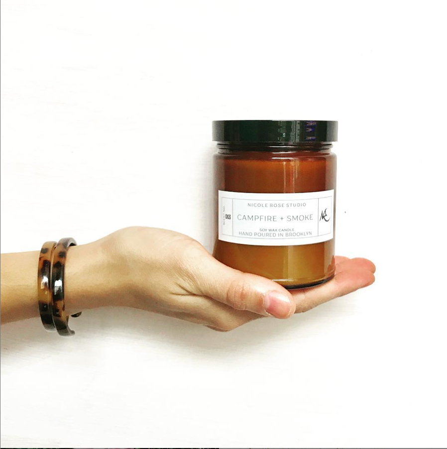 Campfire + Smoke Soy Wax Candle - ArtElement 
