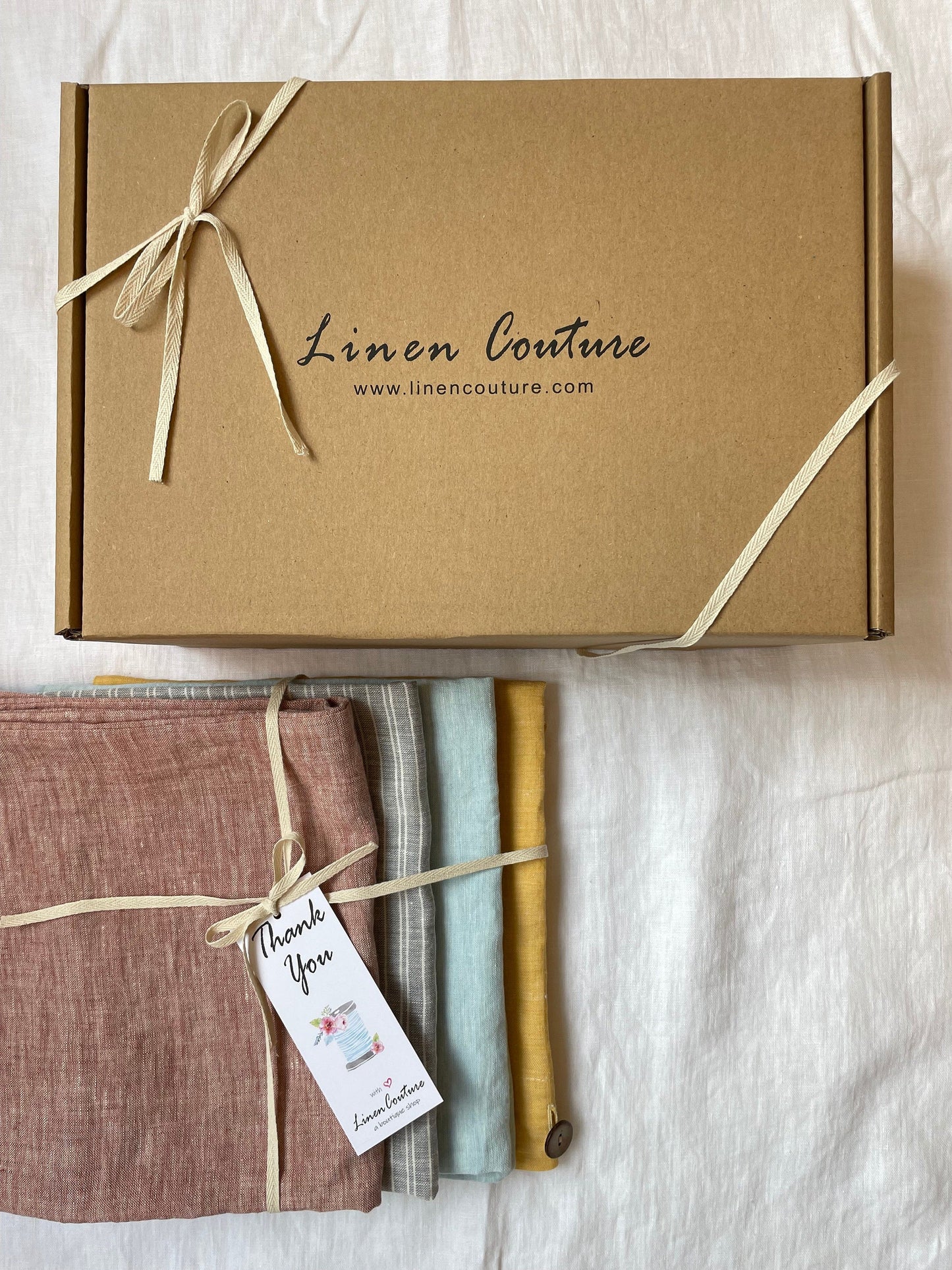 Melange Burgundy linen large makeup bag - ArtElement 