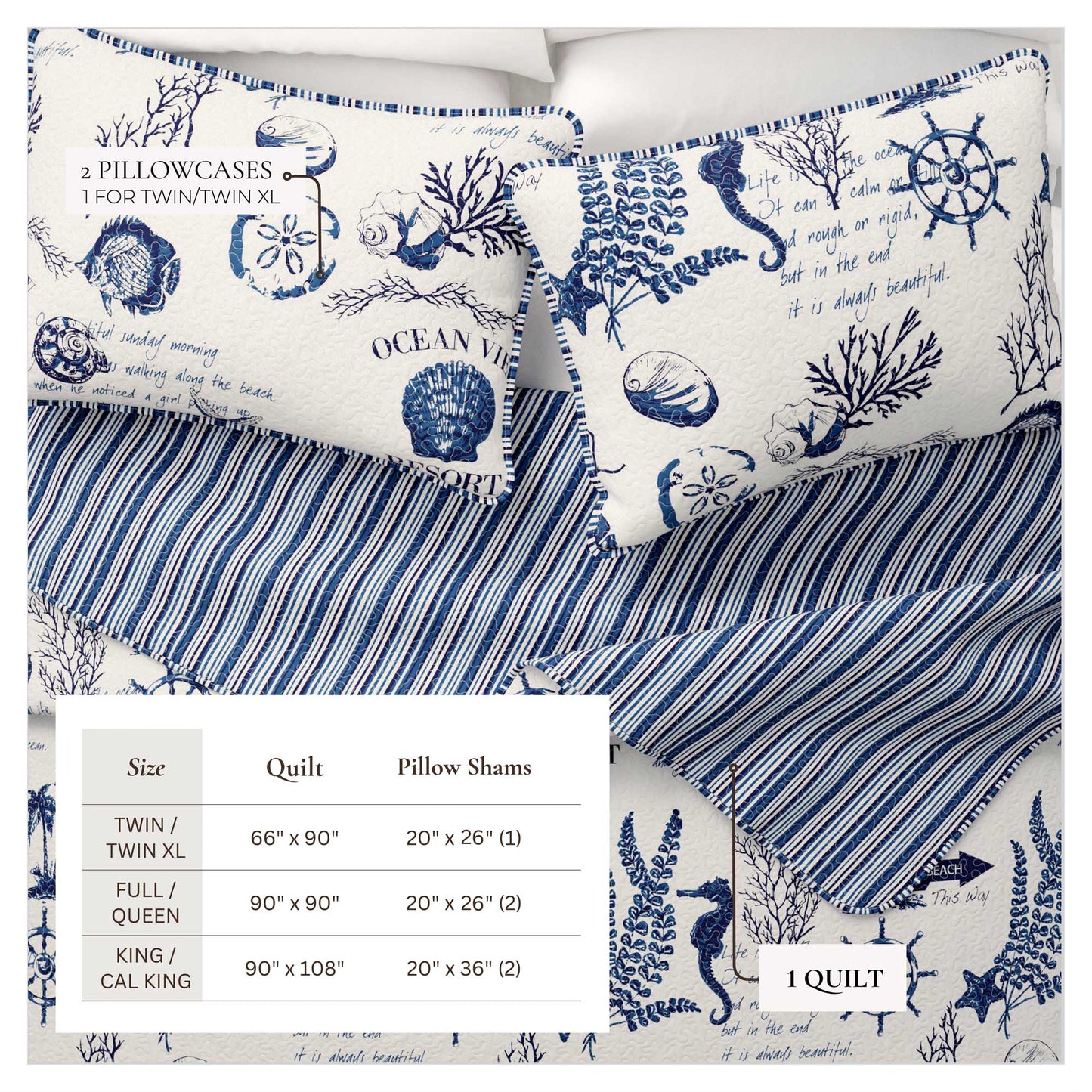Coastal Quilt - Catalina Kollektion