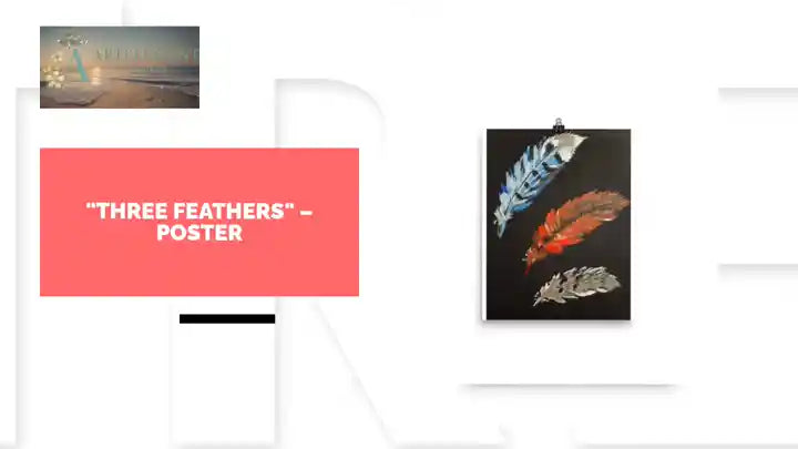 "Three Feathers" &ndash; Poster by@Outfy