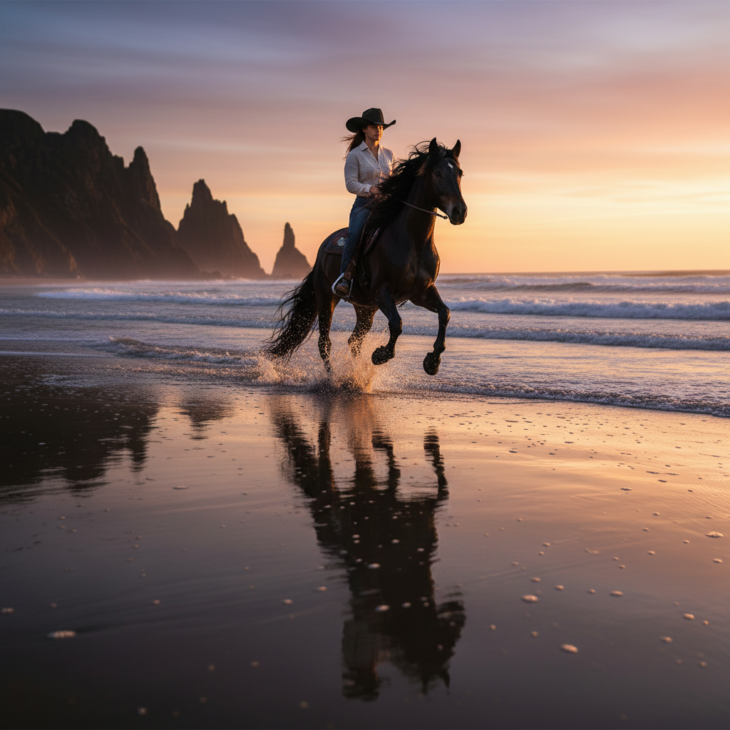 Men's Black Cowboy Hat