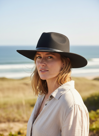 Men's Black Cowboy Hat
