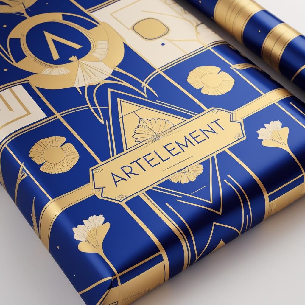 Artelement wrapping paper