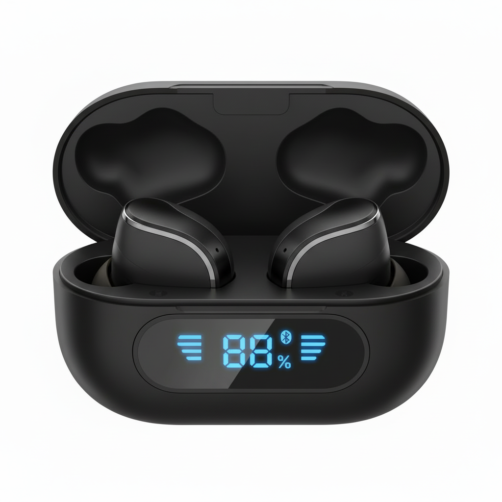 Premium Wireless Earbuds - Ocean Blue